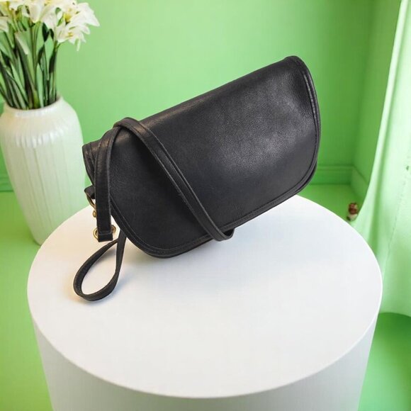 COACH Vintage Ritchie Bag Crossbody zip black - Picture 4 of 9